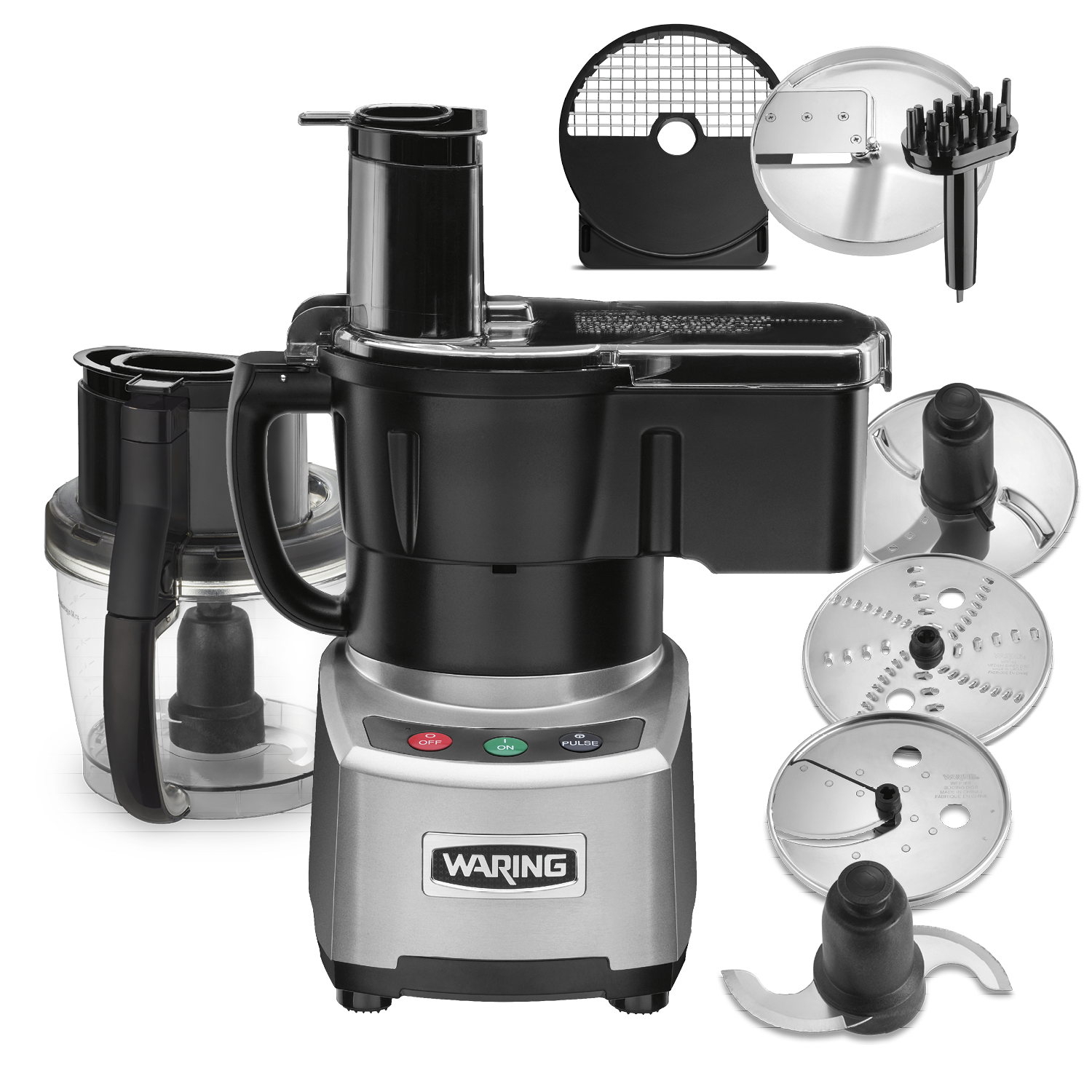 4 Qt. Combination Bowl Cutter Mixer and Continuous-Feed Food Processor with Patented LiquiLock® Seal System and Dicing